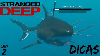 Ps4 Pro Stranded Deep Megalodon DICAS [upl. by Leler289]