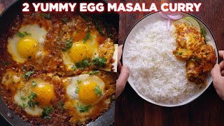 2 Yummy Egg Masala Curry For Dinner [upl. by Christine613]