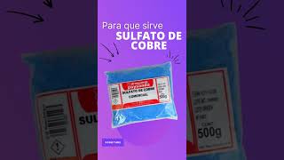 Sulfato de cobre 💊 [upl. by Airdnalahs]