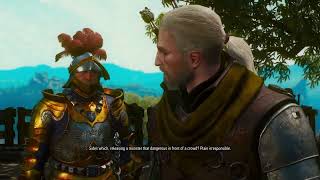 The Witcher 3 Blood and Wine Beast of Toussaint Quest on Death March Difficulty [upl. by Yurik967]