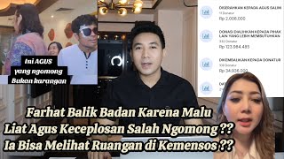 FARHAT BALIK BADAN KARENA K4GET SAAT AGUS KECEPL0SAN BISA TAU RUANGAN DI KEMENSOS [upl. by Aserahs]