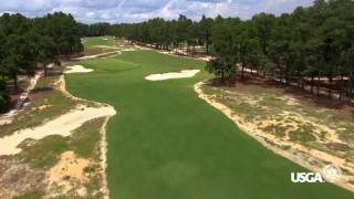 Pinehurst No 2 Flyover Series Hole 1 [upl. by Lankton]