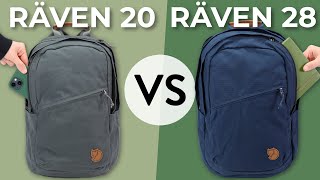 Fjallraven Raven 20 vs Raven 28 Explained in 5 Minutes [upl. by Urbanna6]