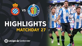 Resumen de RCD Espanyol vs Getafe CF 20 [upl. by Pahl908]