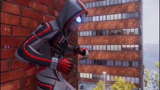 Marvels SpiderMan 2 Miles 2099 Suit Free Roam Gameplay [upl. by Nesila]