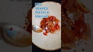 Red Grape masala food masala grape pickle viralmasala satisfying [upl. by Maritsa257]