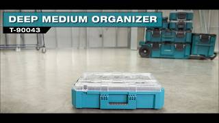 NEW Makita MAKTRAK Deep Medium Organizer T90043 [upl. by Namielus230]