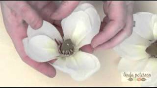 How to Make Magnolia Floral Wedding Centerpieces by Linda Peterson [upl. by Alioz]