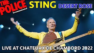 STING  DESERT ROSE Live at Château de CHAMBORD 28062022 [upl. by Rehportsirhc]