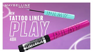 Maybelline New York – New TATTOO LINER PLAY  TVC  20s  English [upl. by Emelina]