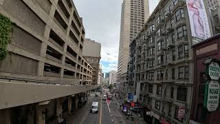 Bush and Stockton Street San Francisco [upl. by Tnemelc336]