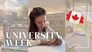 Weekly Vlog  cours vie étudiante quotidien et temps dautomne au Canada [upl. by Ailehpo]