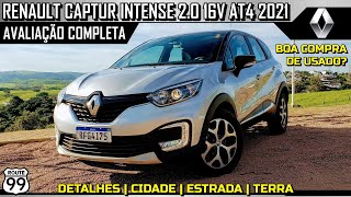 RENAULT CAPTUR INTENSE 20 16V AT4 2021  AVALIAÇÃO COMPLETA [upl. by Tome577]