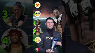 🤑🤑RONALDO is choosing BEST YOUTUBER  youtubeshortsvideo cristianoronaldo frenzyfootball [upl. by Nimar488]