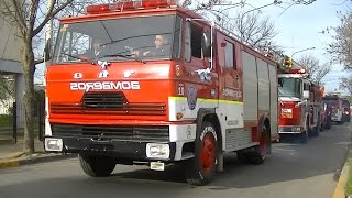 Desfile de Bomberos Voluntarios Pergamino [upl. by Haerr]