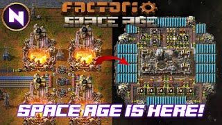 Factorio SPACE AGE Is Finally Here ⚙️ Lets Go To Space 🚀🪐 [upl. by Retsbew]