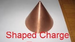 A Shaped Charge test [upl. by Hsoj]