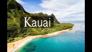 Kauai Aerial Video of Paradise 4K [upl. by Anilek]