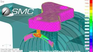 FEA Contact Simulation Analysis  by Structural Mechanics Corporation [upl. by Emanuele]