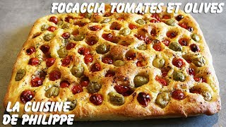 Focaccia tomates et olives [upl. by Theodora413]