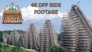 Shivering Timbers 4K Off Ride Footage  Michigans Adventure MASSIVE CCI Wooden Coaster [upl. by Dorice]