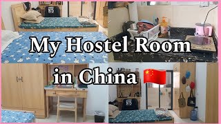 MY Hostel Room  Part 01💕🇨🇳 chineseuniversity hostelroom room china fyp viral university fy [upl. by Leunam]