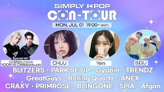 LIVE SIMPLY KPOP CONTOUR  CHUU Yein BDU BLITZERS PARK JE UP Gyubin TRENDZ Afgan [upl. by Ssilem]