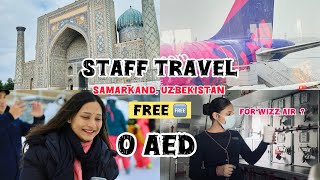 Free Tickets for Crew ✈️ 0 AED  Wizz Air  Cabin Crew  Malayalam  Uzbekistan 🇺🇿  Staff Travel✈️ [upl. by Norra]