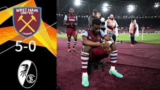 West Ham 50 Freiburg  KUDUS SCORES AMAZING GOAL [upl. by Somar]