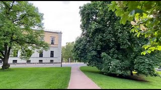 Walking Oslo june 2021 🏃🏻‍♀️ The Palace Park  The Queen’s Park  Slottsparken by oslo elsa67 [upl. by Nathan131]