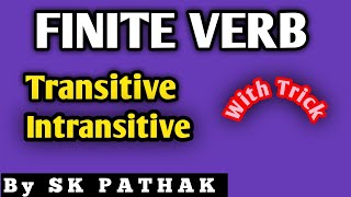 Finite Verb In English Grammar Transitive amp Intransitive Verb [upl. by Martineau]