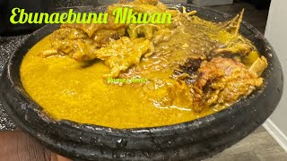 The Best Ebunaebunu Nkwan  How to Prepare Nkatekomto  spinach Soup  maamepkitchen [upl. by Major875]