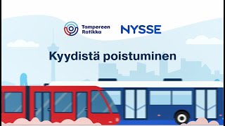 Tampereen Ratikka  Kyydistä poistuminen [upl. by Angeline898]