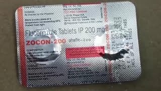 Zocon 200 Tablet  Fluconazole Tablets Ip 200mg Uses  Zocon 200mg Tablet uses side effects Dosage [upl. by Christiansen]