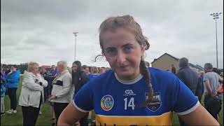 Tipperary Camogie Captain Sinead Meagher Speaks After One Point Semi Final Win Over Armagh [upl. by Animar]