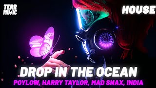 Poylow Harry Taylor MAD SNAX  Drop In The Ocean ft India Dupriez Lyrics [upl. by Ahsea]