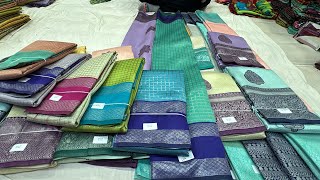 Chickpet Wholesale saree shops  Diwali Special sarees 2024  Courier Available [upl. by Navlys]