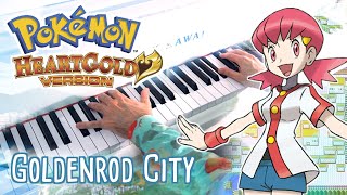 Goldenrod City POKÉMON Gold amp Silver  Piano cover arr by MusicMike512 [upl. by Mccourt]