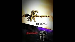 Keizer Ghidorah Vs Gatanozoa godzilla edit kaiju ultraman battle [upl. by Nywde166]