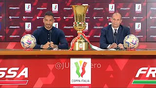 Conferenza stampa ALLEGRI DANILO pre AtalantaJuve Finale Coppa Italia quotLasceremo tutto in campoquot [upl. by Anuahsat255]