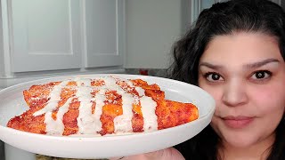 CHICKEN ENCHILADAS  Red Chicken Enchiladas  Authentic Enchilada Sauce Recipe [upl. by Leiser]