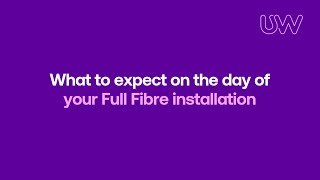 What to expect on the day of your Full Fibre installation [upl. by Ahsienahs]