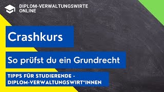 Prüfung eines Grundrechts für Anfänger  Aufbau und Systematik [upl. by Allyce]