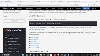 grafana add MQTT plugin from offline plugin bundled [upl. by Ruffo551]