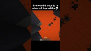 Minecraft Free Edition Moment minecraft shorts minecraftshorts [upl. by Llenahc]