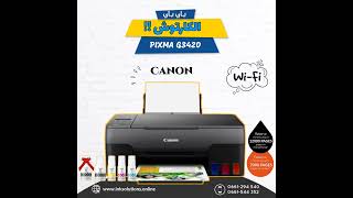 Canon PIXMA G3420 Imprimante Multifonction WiFi Impressioncopienumérisationcloud [upl. by Illek150]