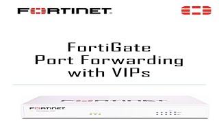 How to configure Port Forwarding on Fortigate firewalls  Virtual IP tutorial [upl. by Jeremias542]