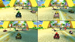 Mario Kart Wii 4 Players GamenightSubs Edition Vol4Xtreme Races [upl. by Euridice]