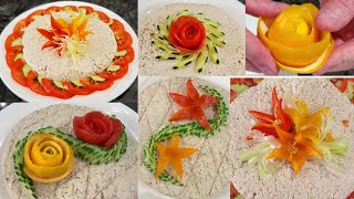 EASY Food Garnishing For Beginners Make your Next Party Pop [upl. by Shiri210]