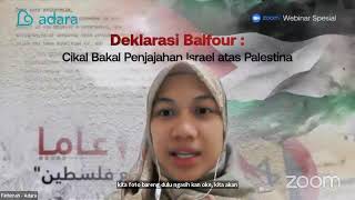 Webinar Deklarasi Balfour [upl. by Keener]